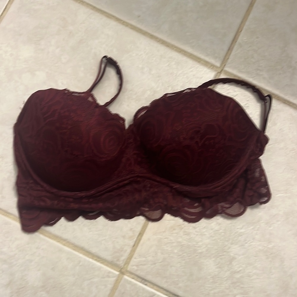 SOLD elsewhere!! Maroon bralette